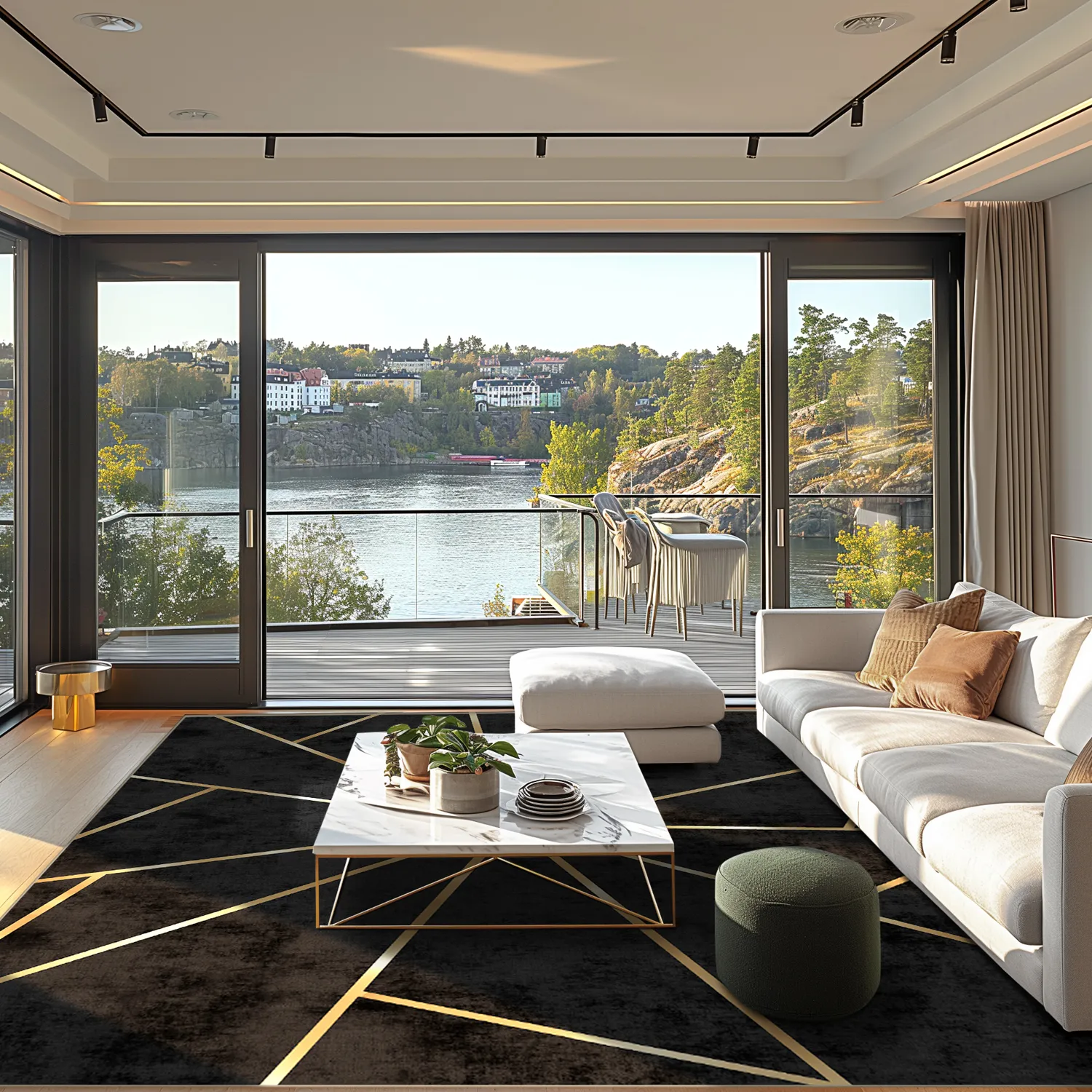 Wilton rug - Bellizzi (black)