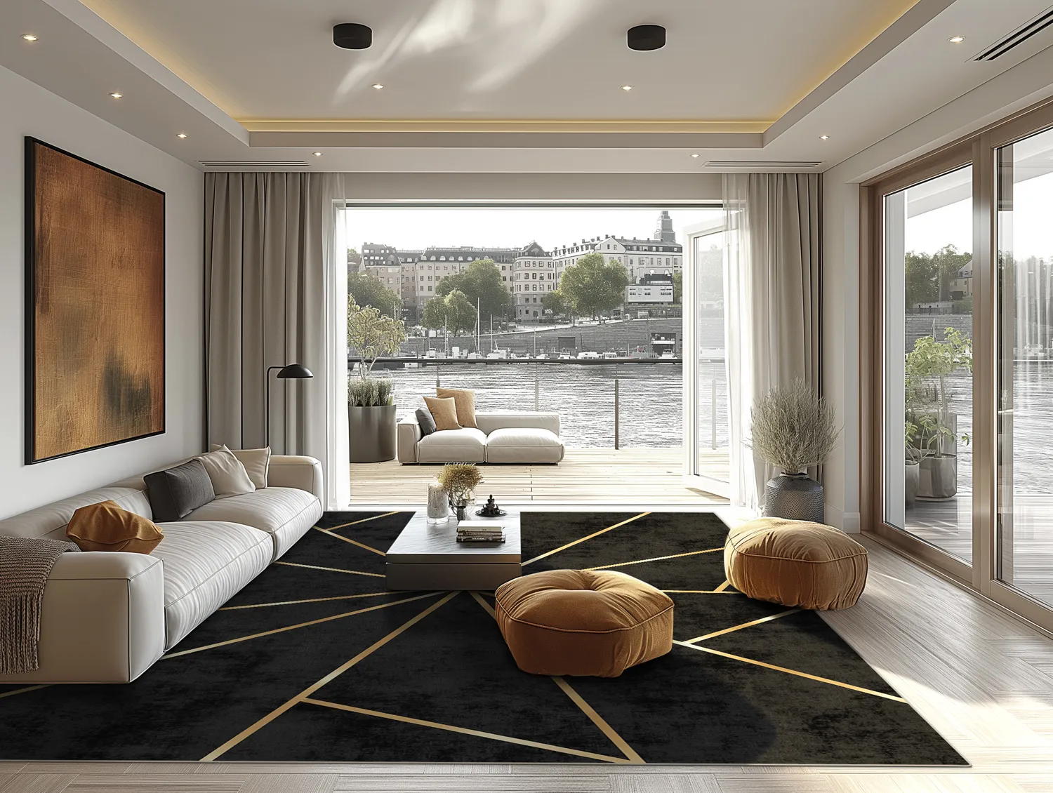 Wilton rug - Bellizzi (black)
