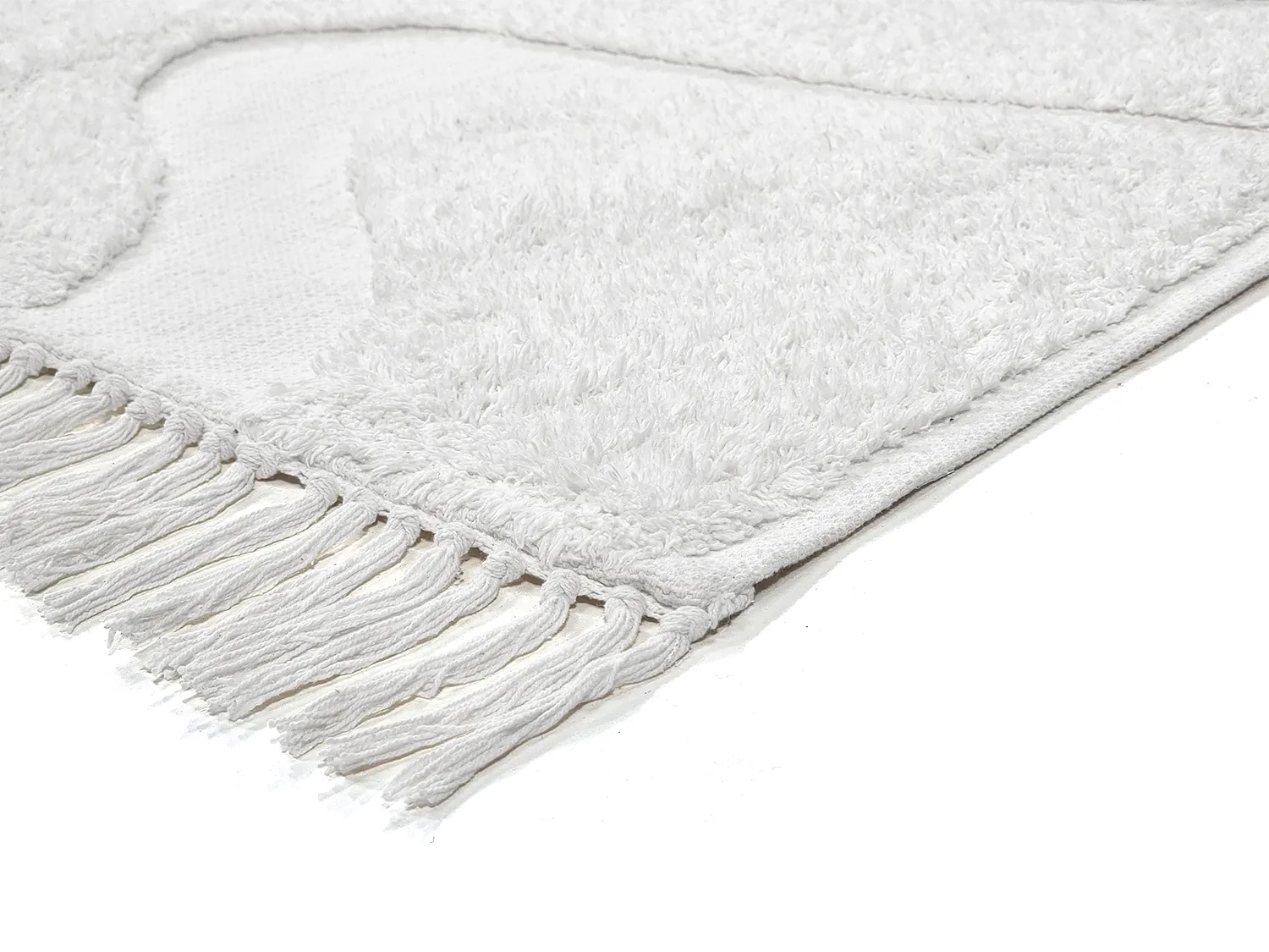 Shaggy rugs - Bonnie Natural Cotton Shaggy (offwhite)