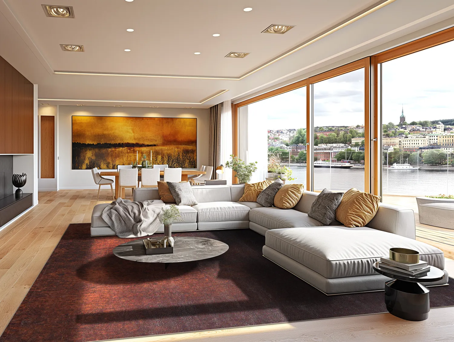 Wilton rug - Bovera (red)