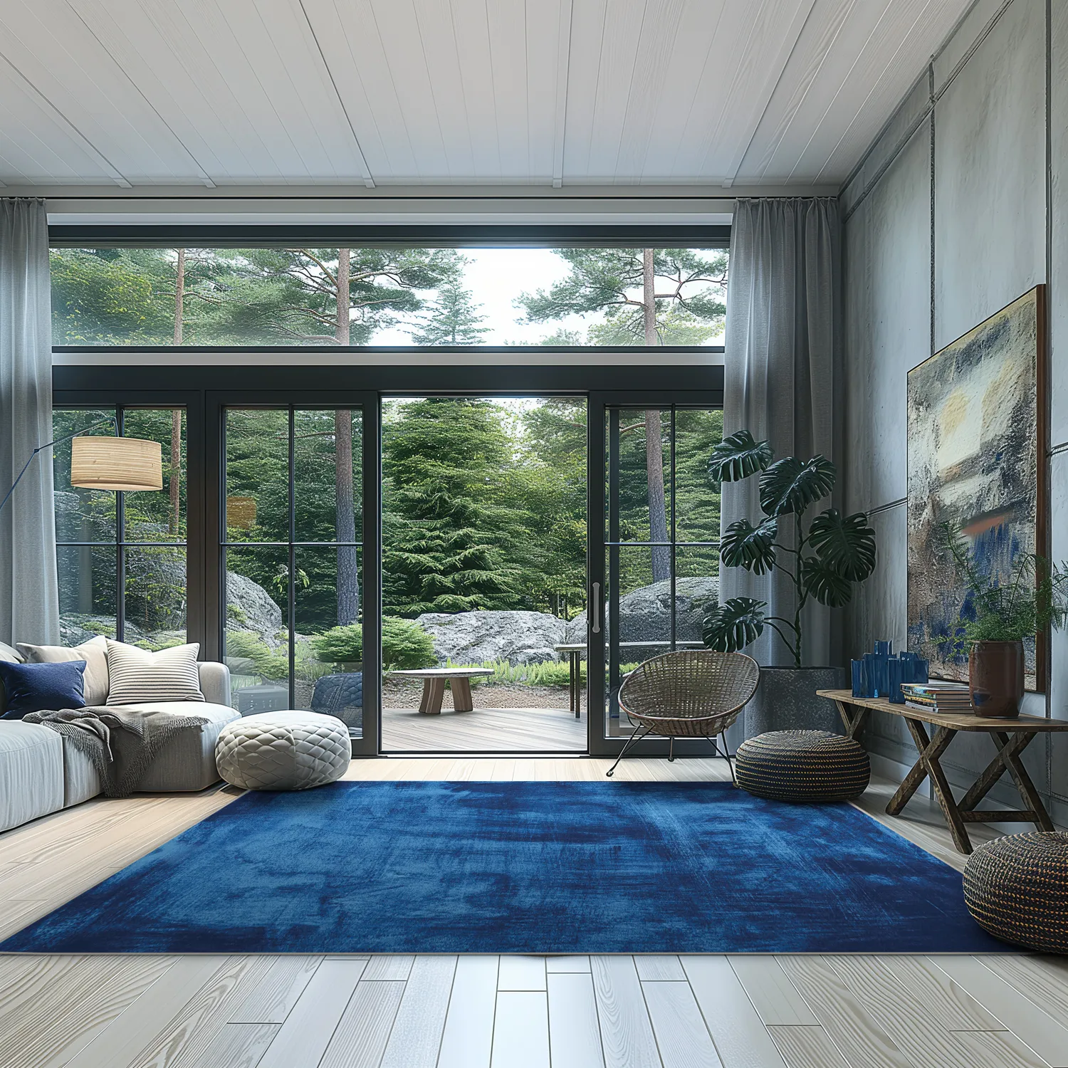 Wilton rug - Campile (blue)