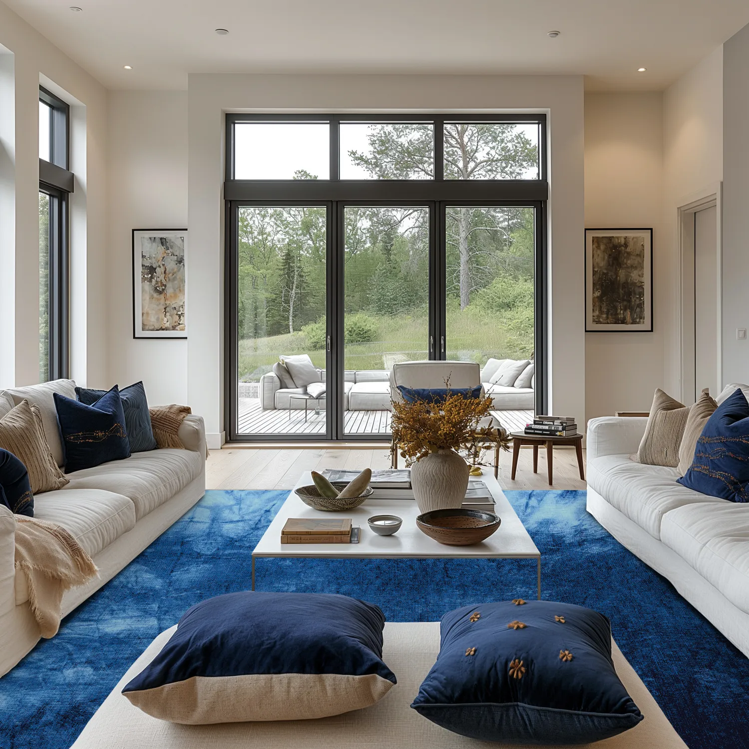 Wilton rug - Cargese (blue)