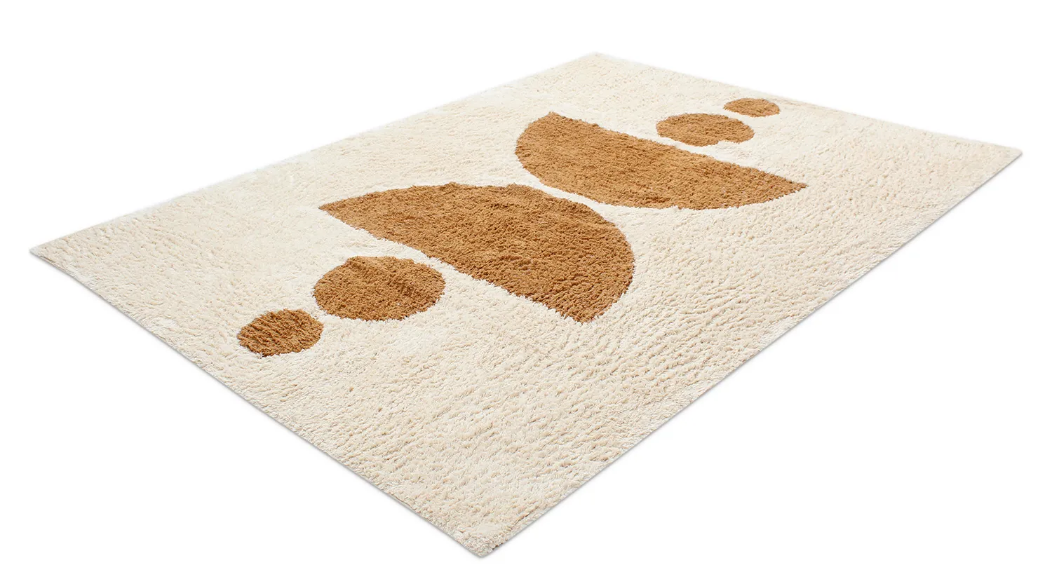 Shaggy rugs - Cervia Natural Cotton Shaggy (beige)