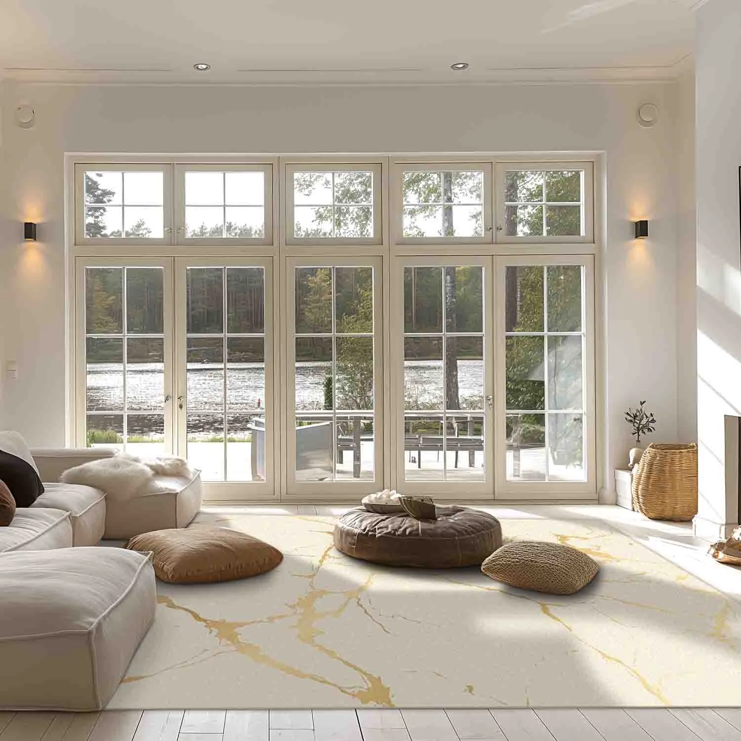 Wilton rug - Cesina (beige/gold)