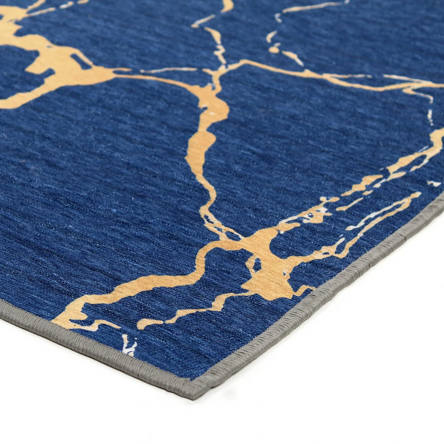 Wilton rug - Cesina (blue/gold)