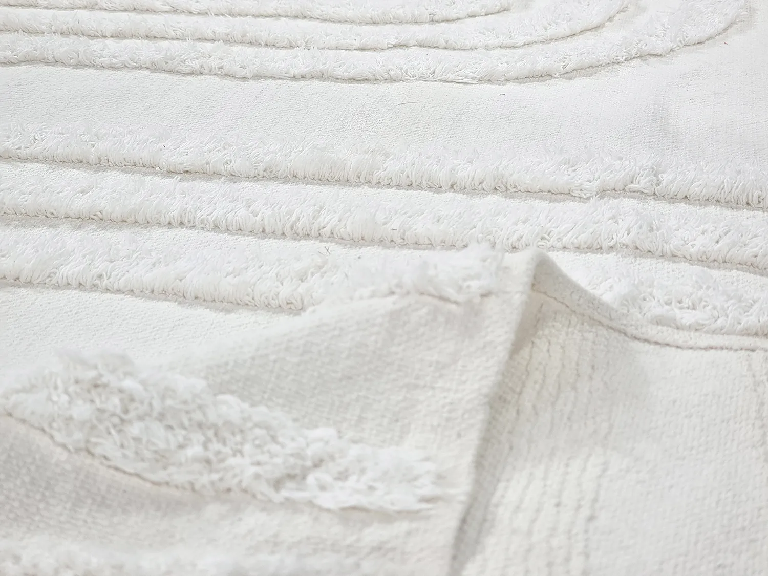 Shaggy rugs - Como Natural Cotton Shaggy (offwhite)