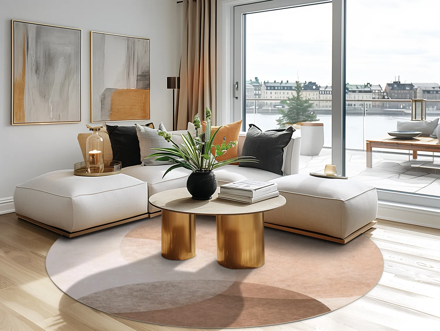 Round rug - Craon (multi)