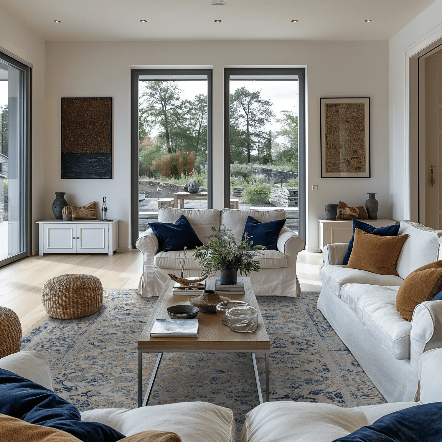 Wilton rug - Denizli (blue)
