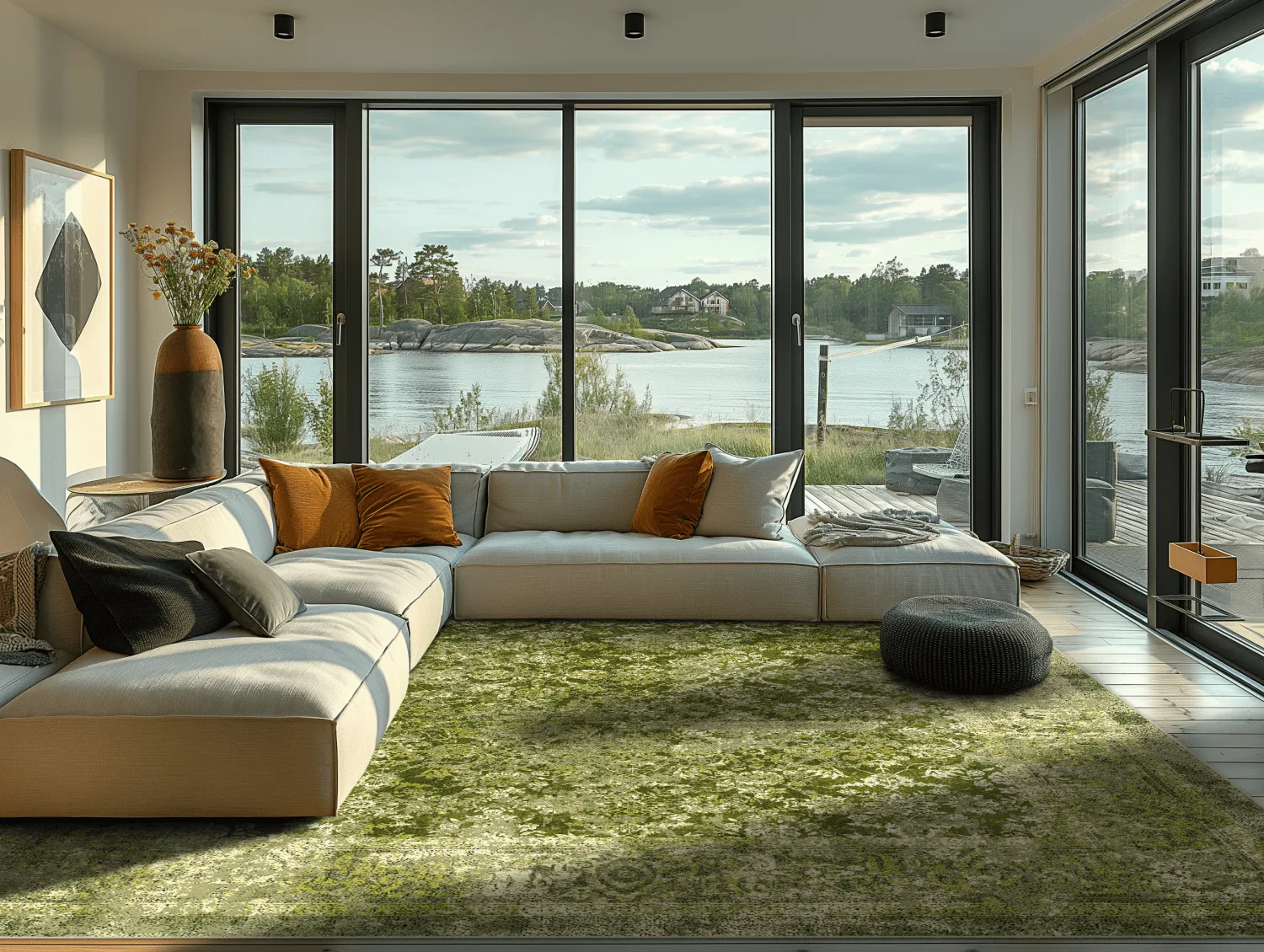 Wilton rug - Denizli (green)