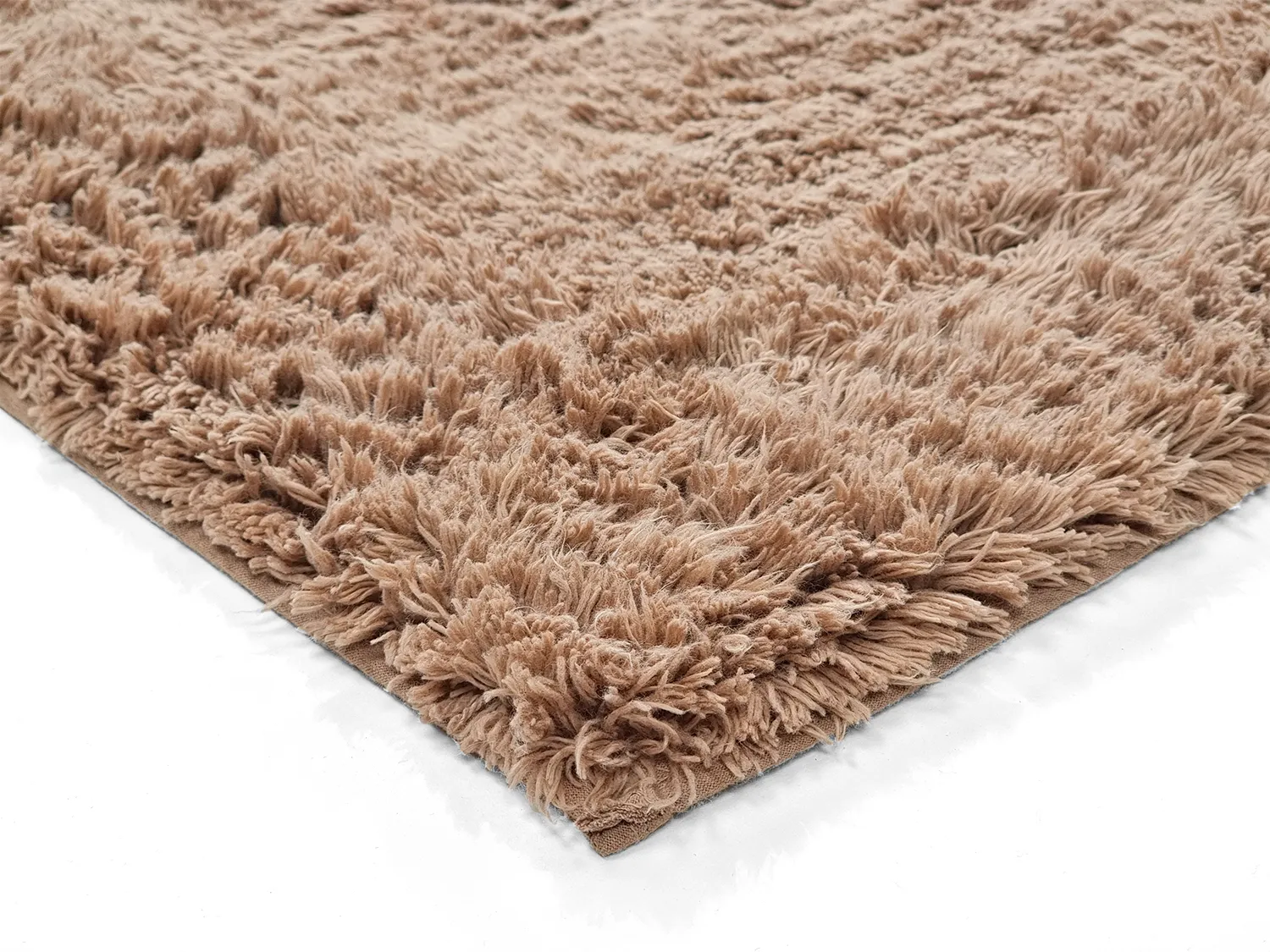 Shaggy rugs - Ebba Natural Cotton Shaggy (brown)