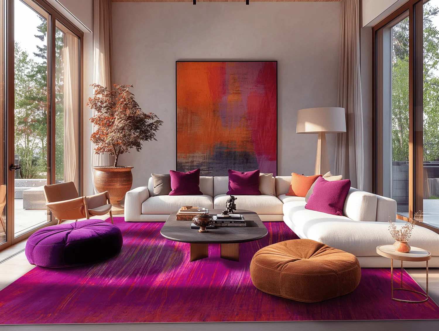 Wilton rug - Elowen (pink)