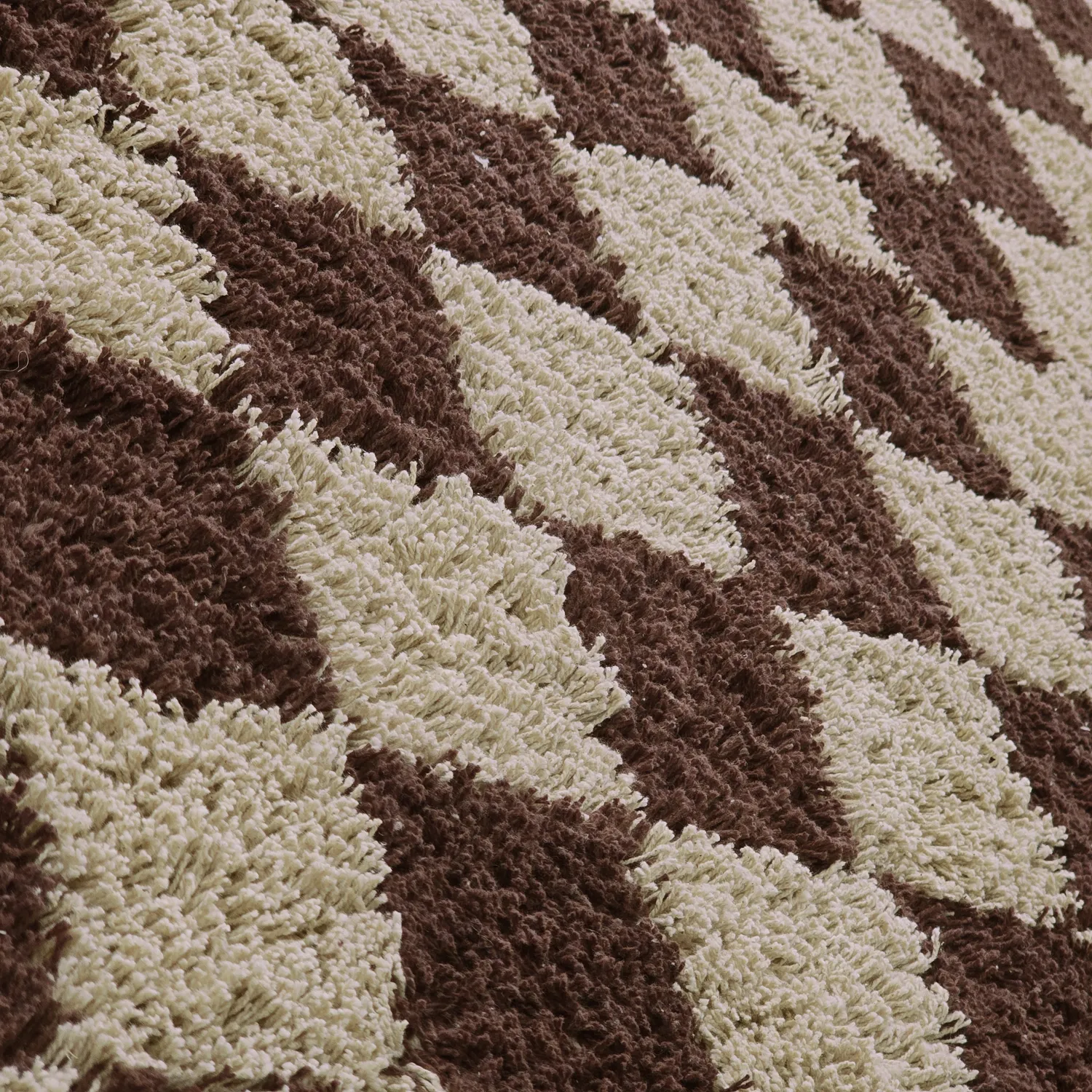 Shaggy rugs - Elsey Natural Cotton Shaggy (beige/brown)