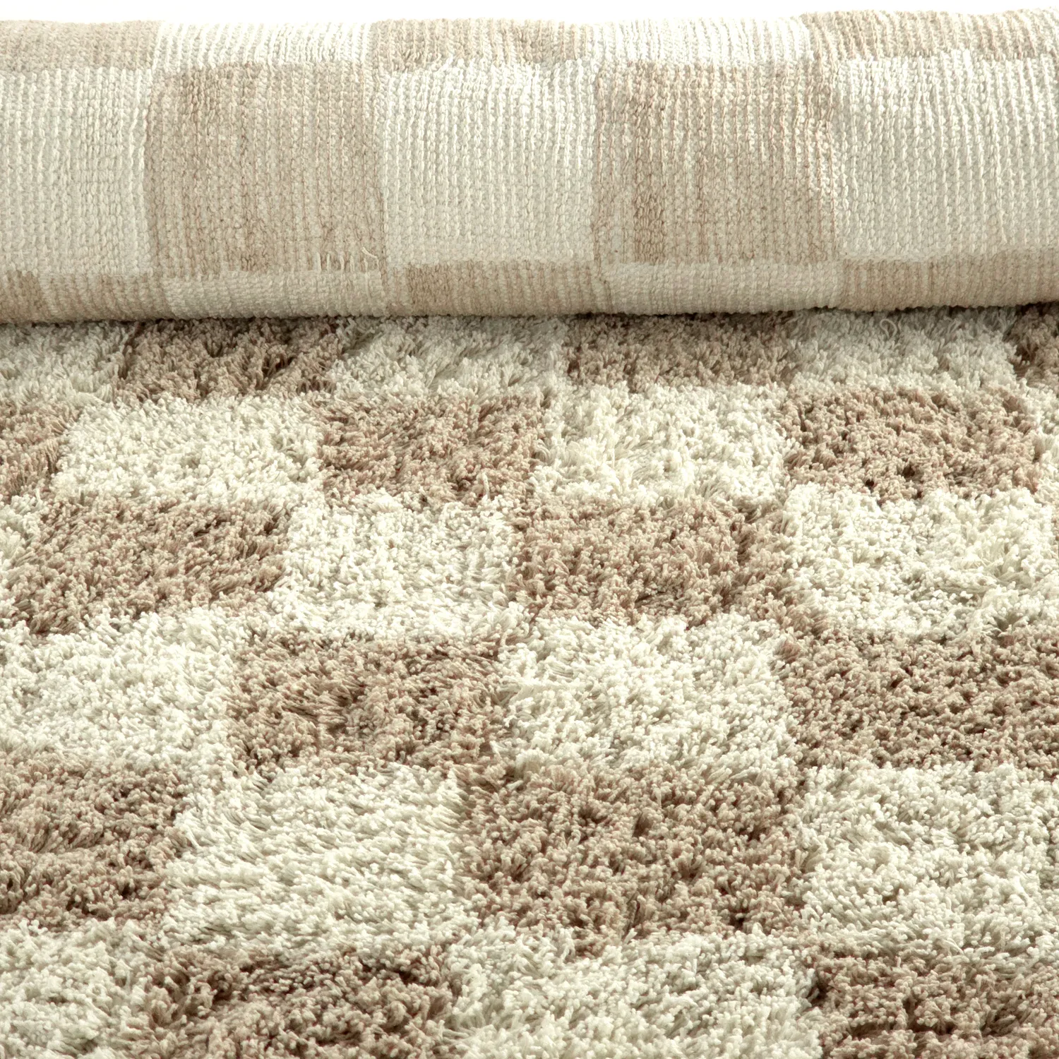 Shaggy rugs - Elsey Natural Cotton Shaggy (cream/sand)