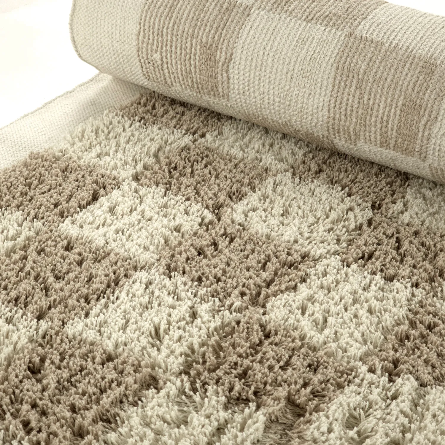 Shaggy rugs - Elsey Natural Cotton Shaggy (cream/sand)