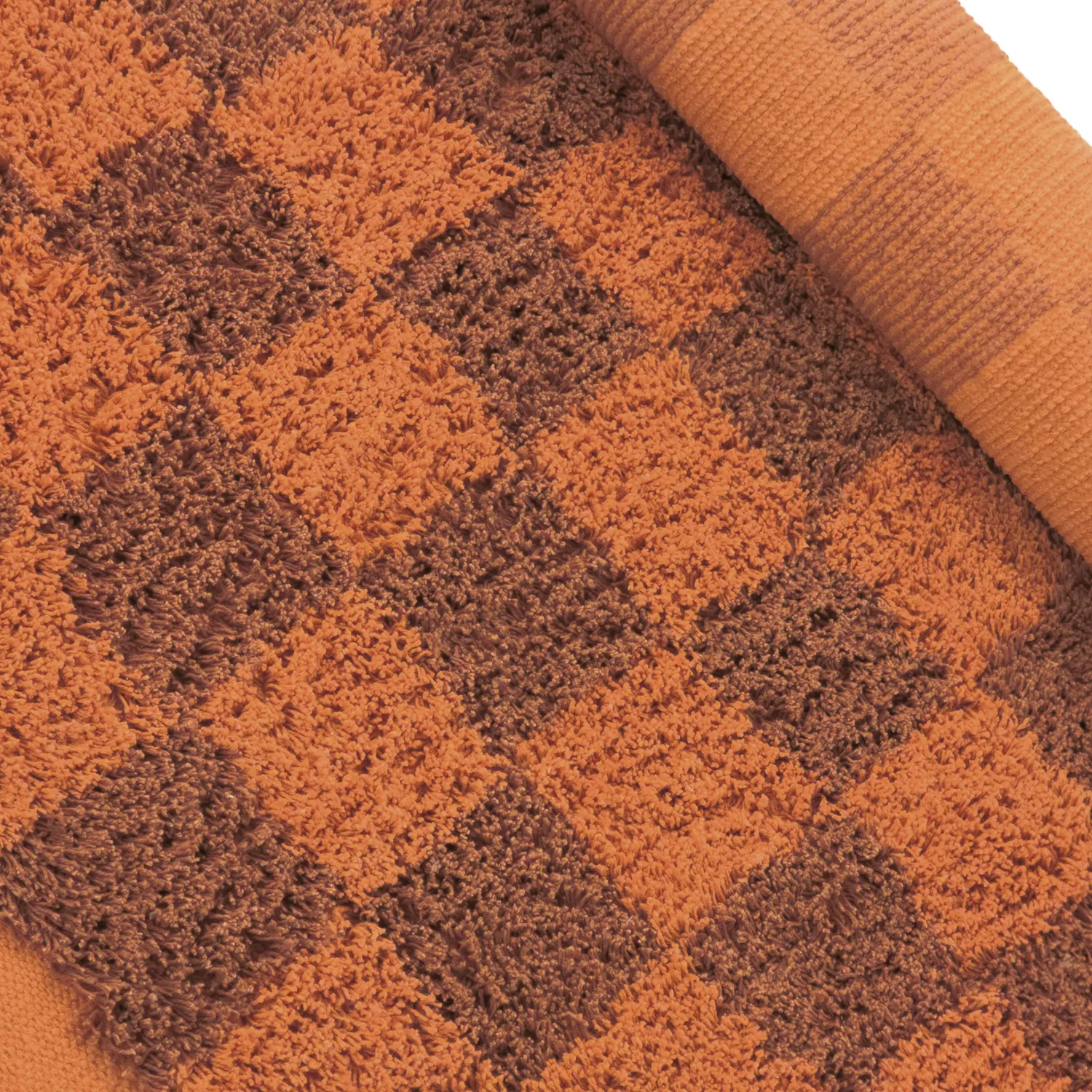 Shaggy rugs - Elsey Natural Cotton Shaggy (orange/red)