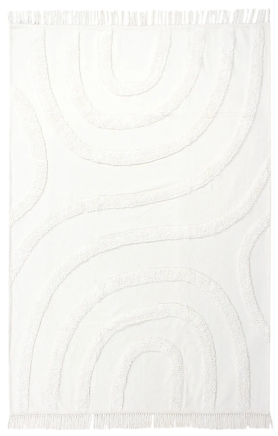 Shaggy rugs - Emilia Natural Cotton Shaggy (offwhite)