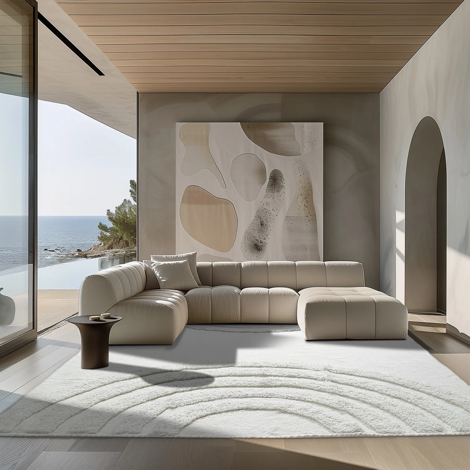 Shaggy rugs - Everly Natural Cotton Shaggy (offwhite)