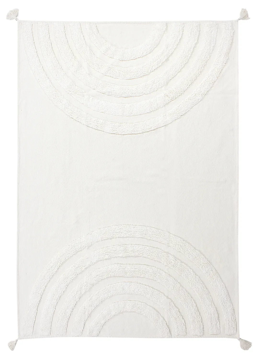 Shaggy rugs - Everly Natural Cotton Shaggy (offwhite)