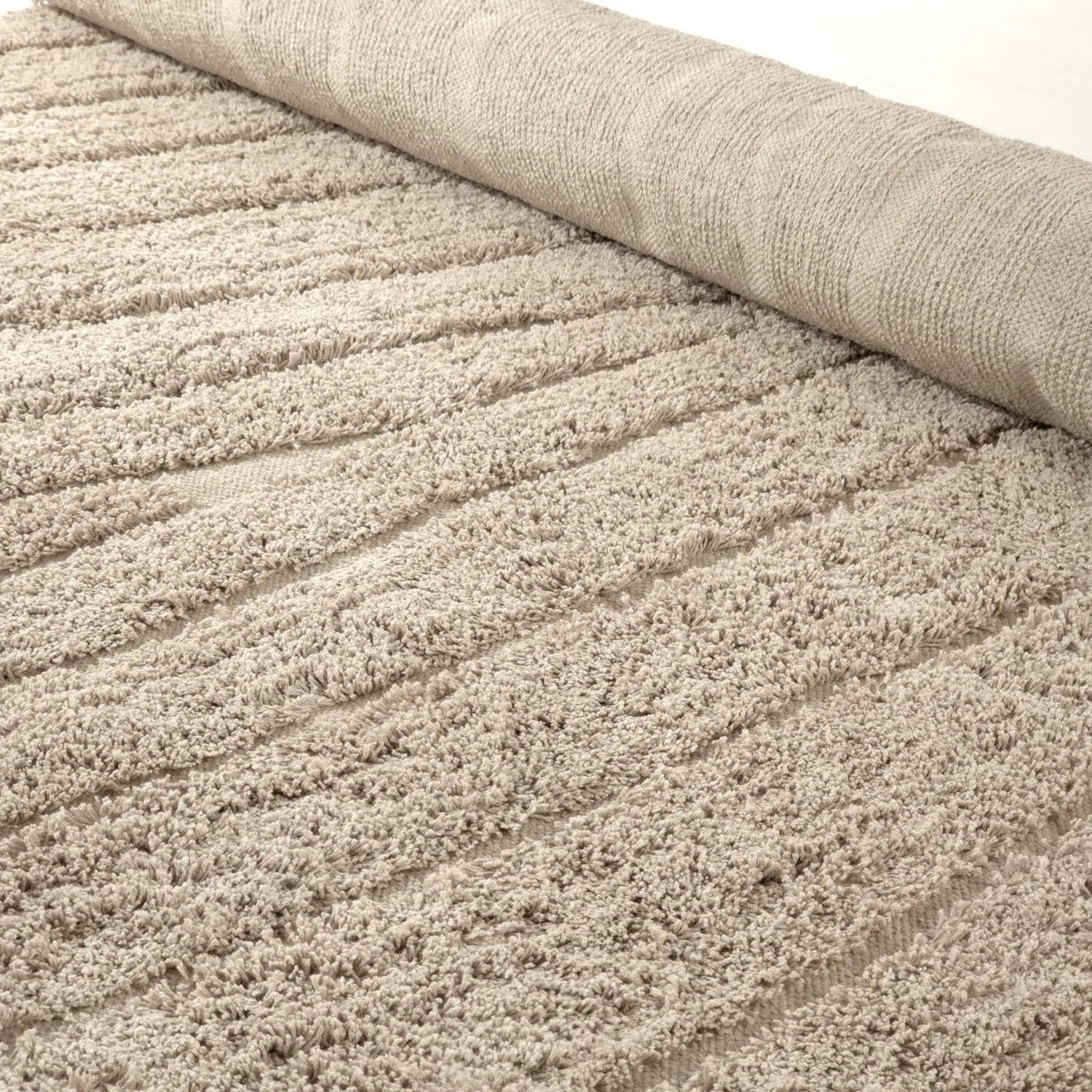Shaggy rugs - Farley Natural Cotton Shaggy (beige)