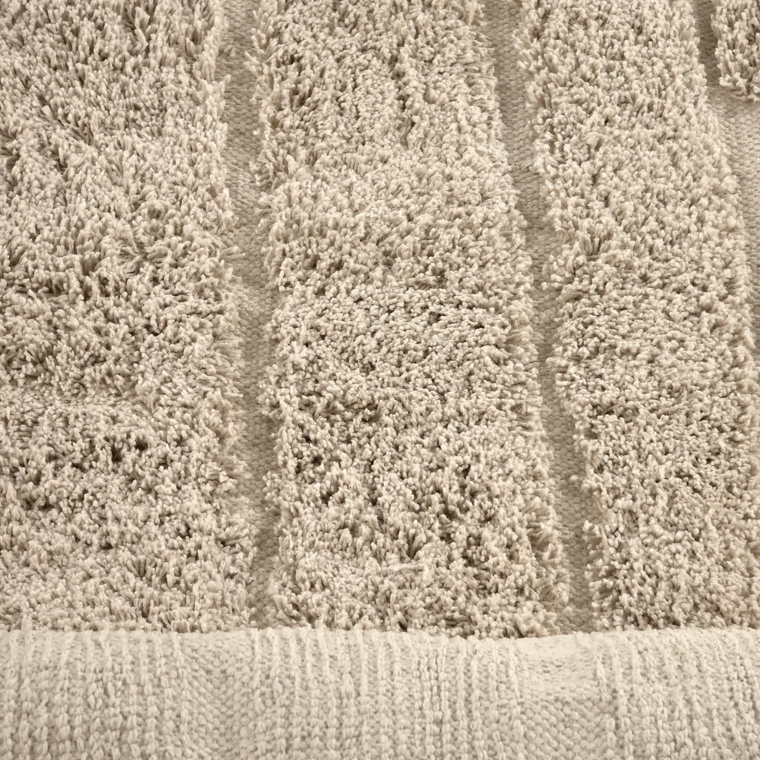 Shaggy rugs - Farley Natural Cotton Shaggy (beige)
