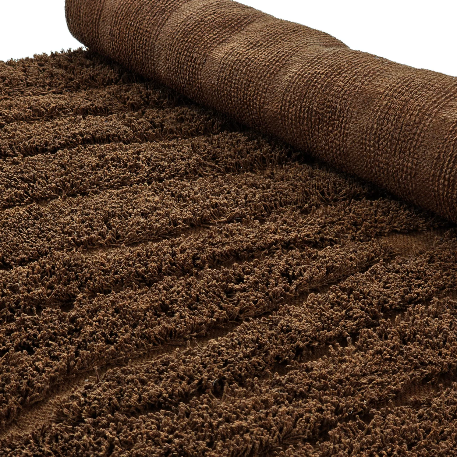 Shaggy rugs - Farley Natural Cotton Shaggy (brown)