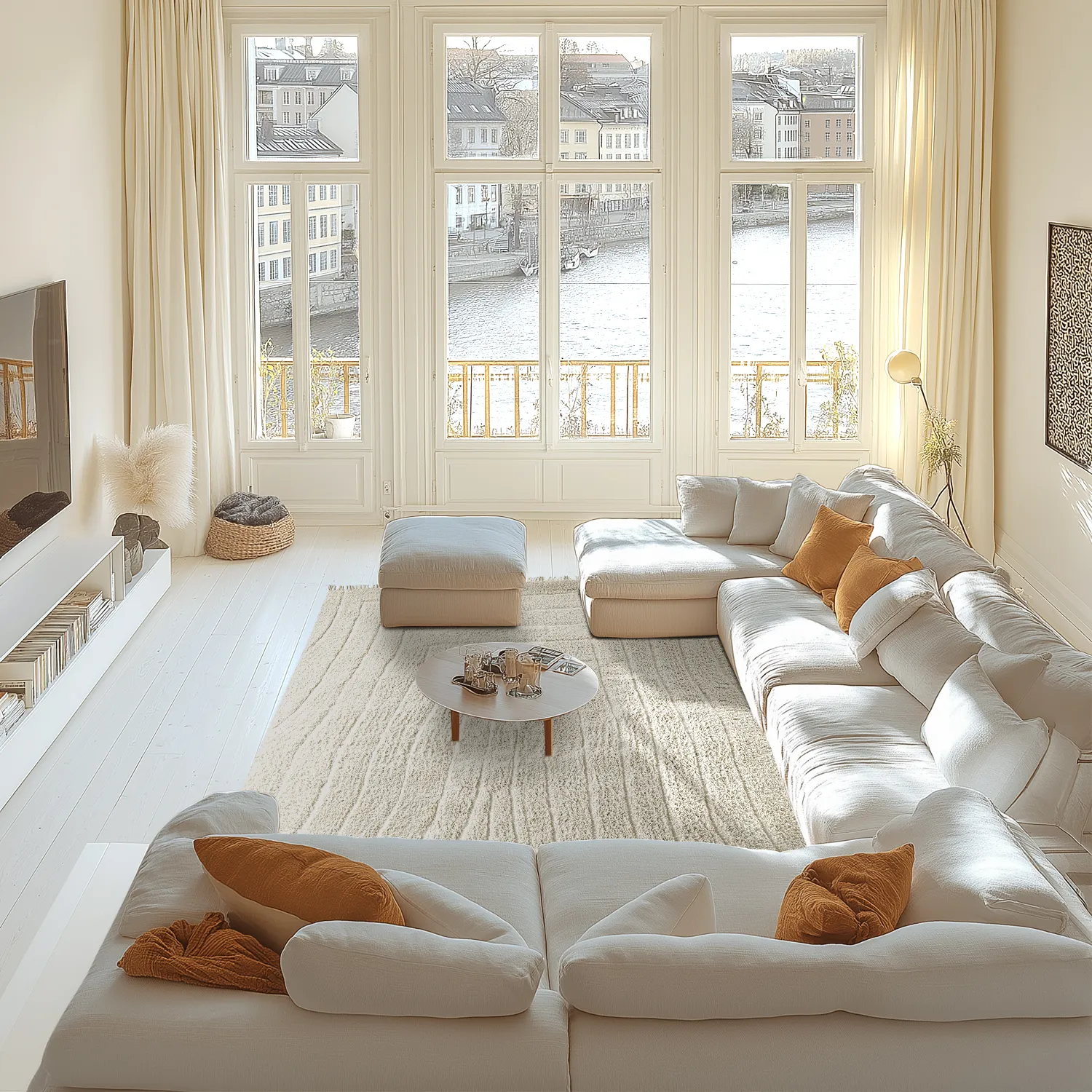 Shaggy rugs - Farley Natural Cotton Shaggy (off-white)