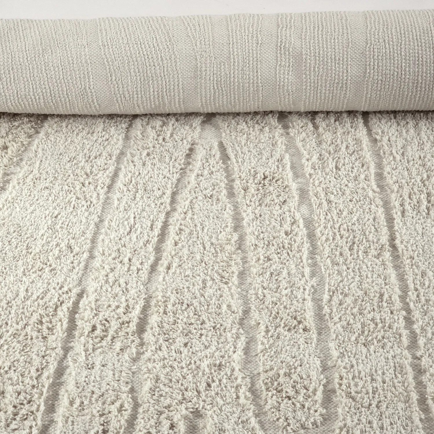 Shaggy rugs - Farley Natural Cotton Shaggy (off-white)