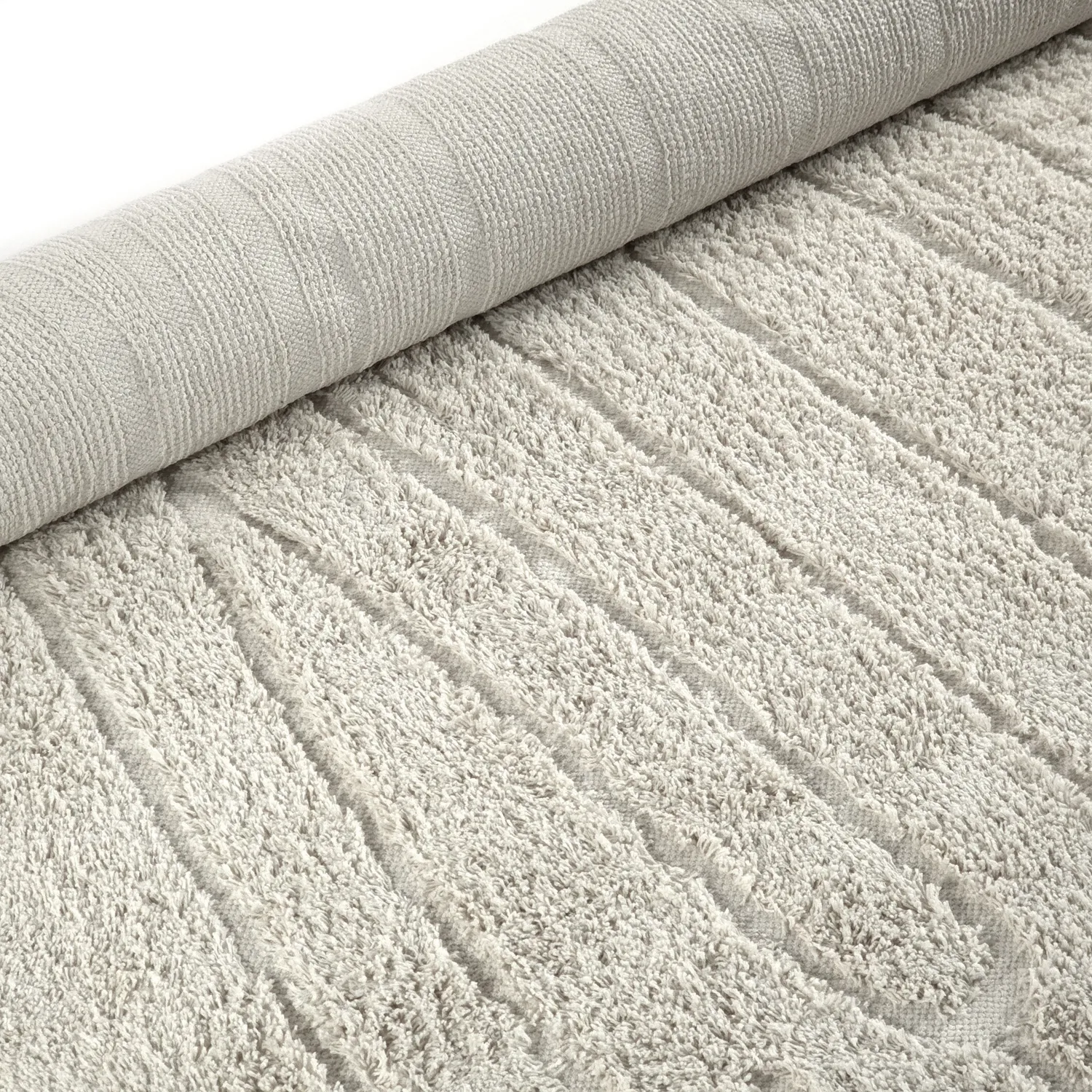Shaggy rugs - Farley Natural Cotton Shaggy (off-white)