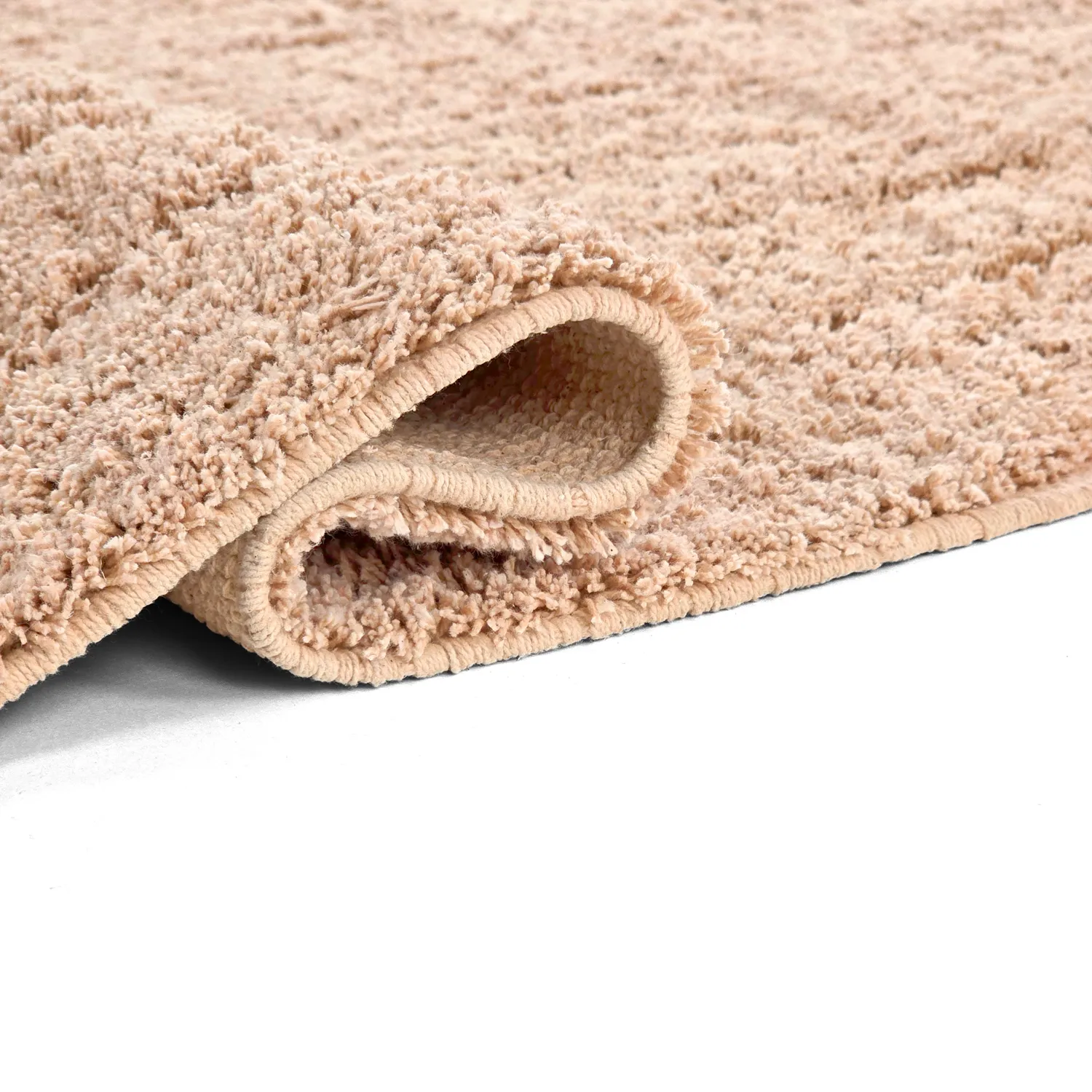 Shaggy rugs - Farley Natural Cotton Shaggy (pink)