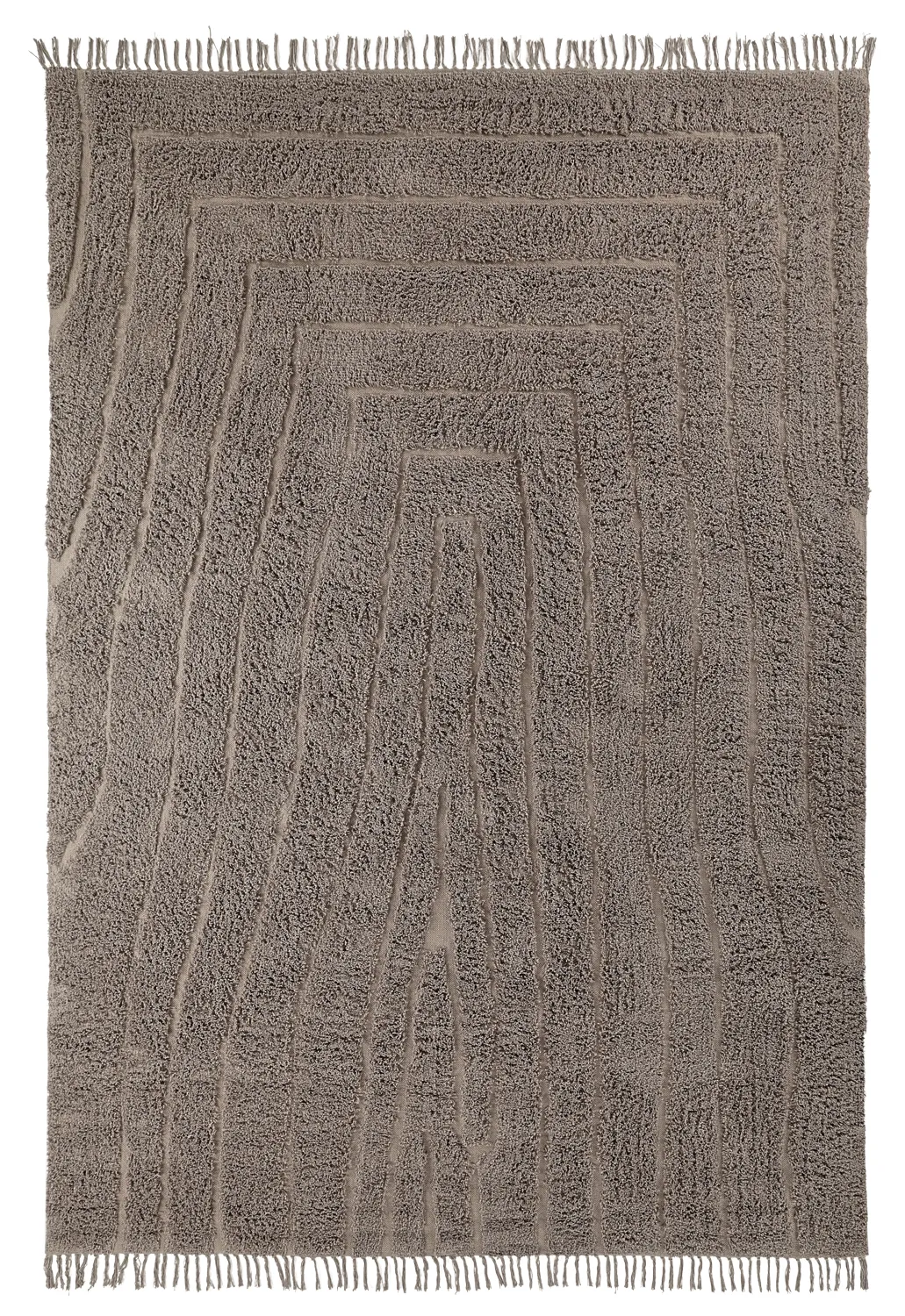 Shaggy rugs - Farley Natural Cotton Shaggy (taupe)