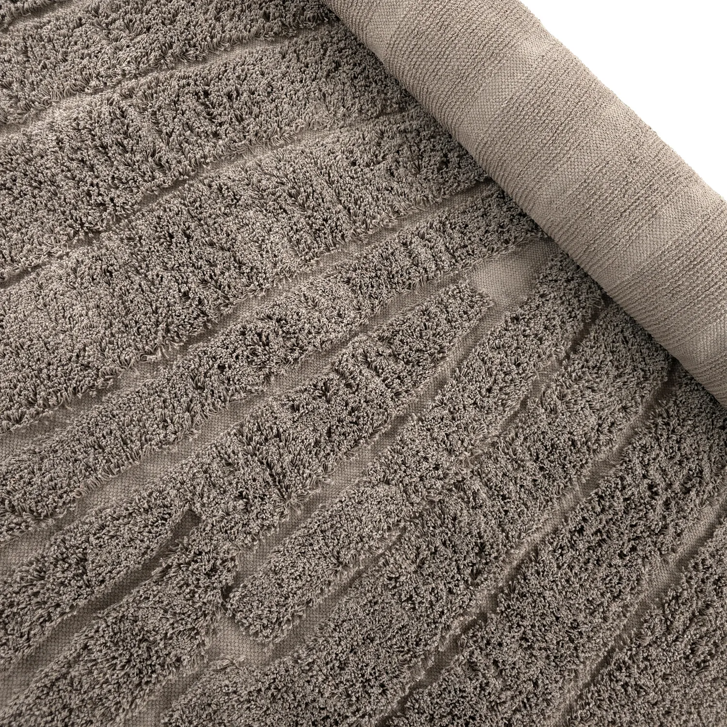 Shaggy rugs - Farley Natural Cotton Shaggy (taupe)