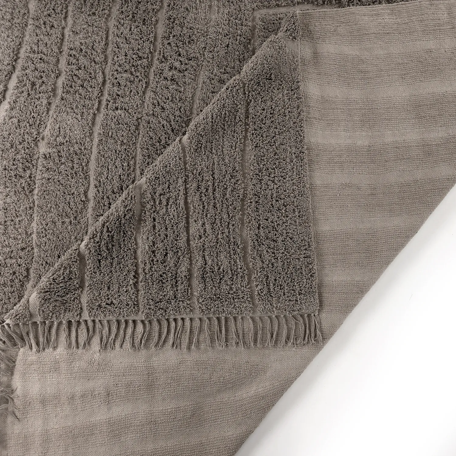 Shaggy rugs - Farley Natural Cotton Shaggy (taupe)