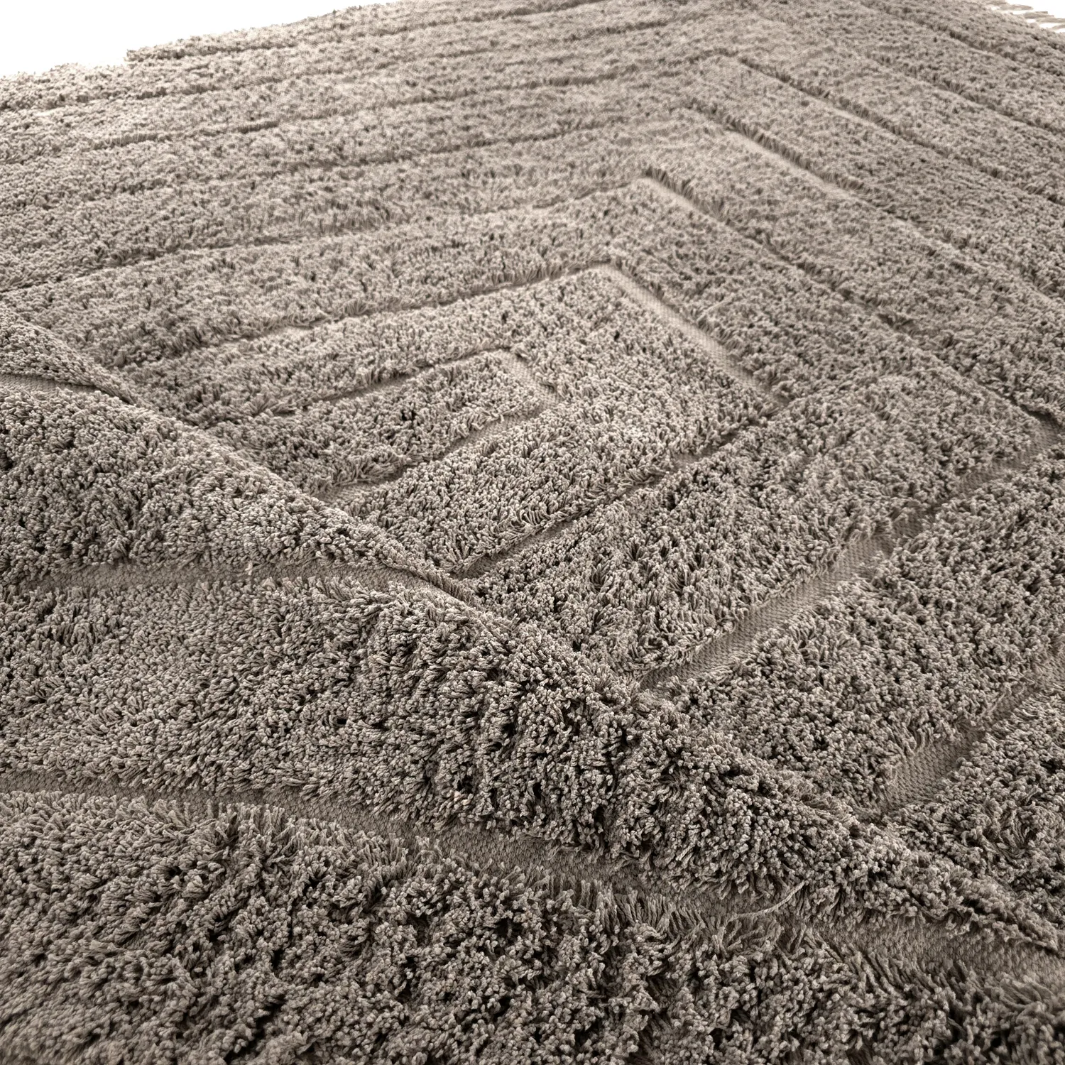 Shaggy rugs - Farley Natural Cotton Shaggy (taupe)