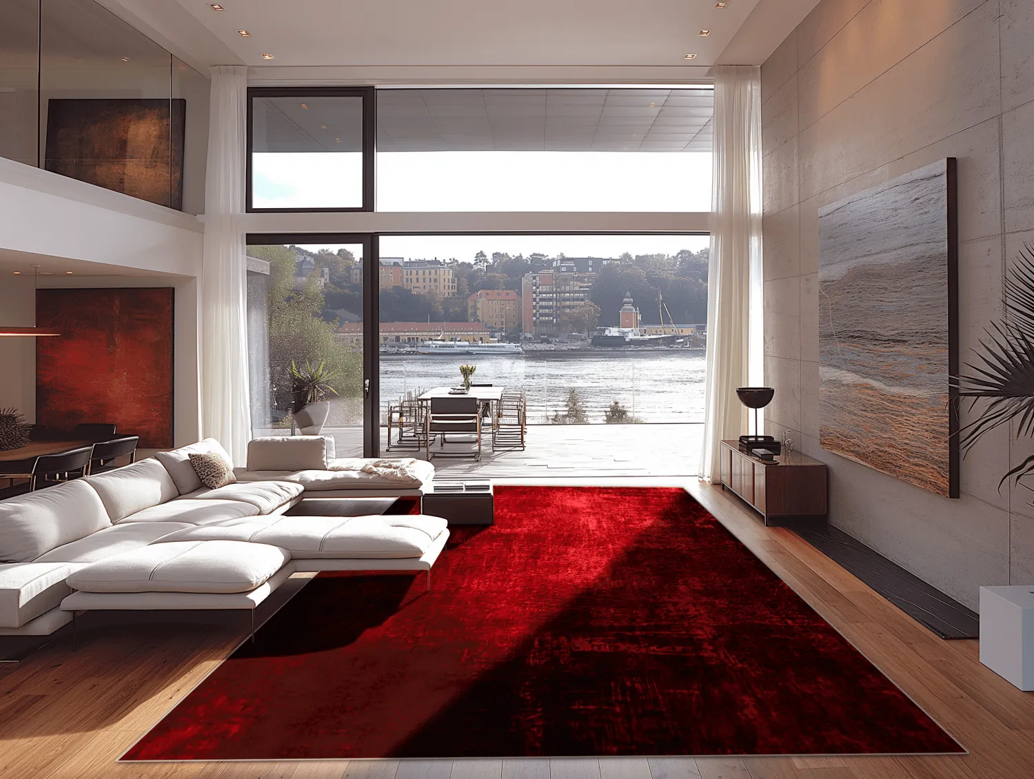 Wilton rug - Frome (red)