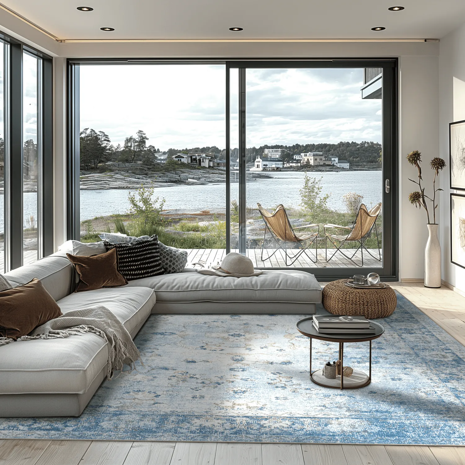 Wilton rug - Gombalia (light blue)
