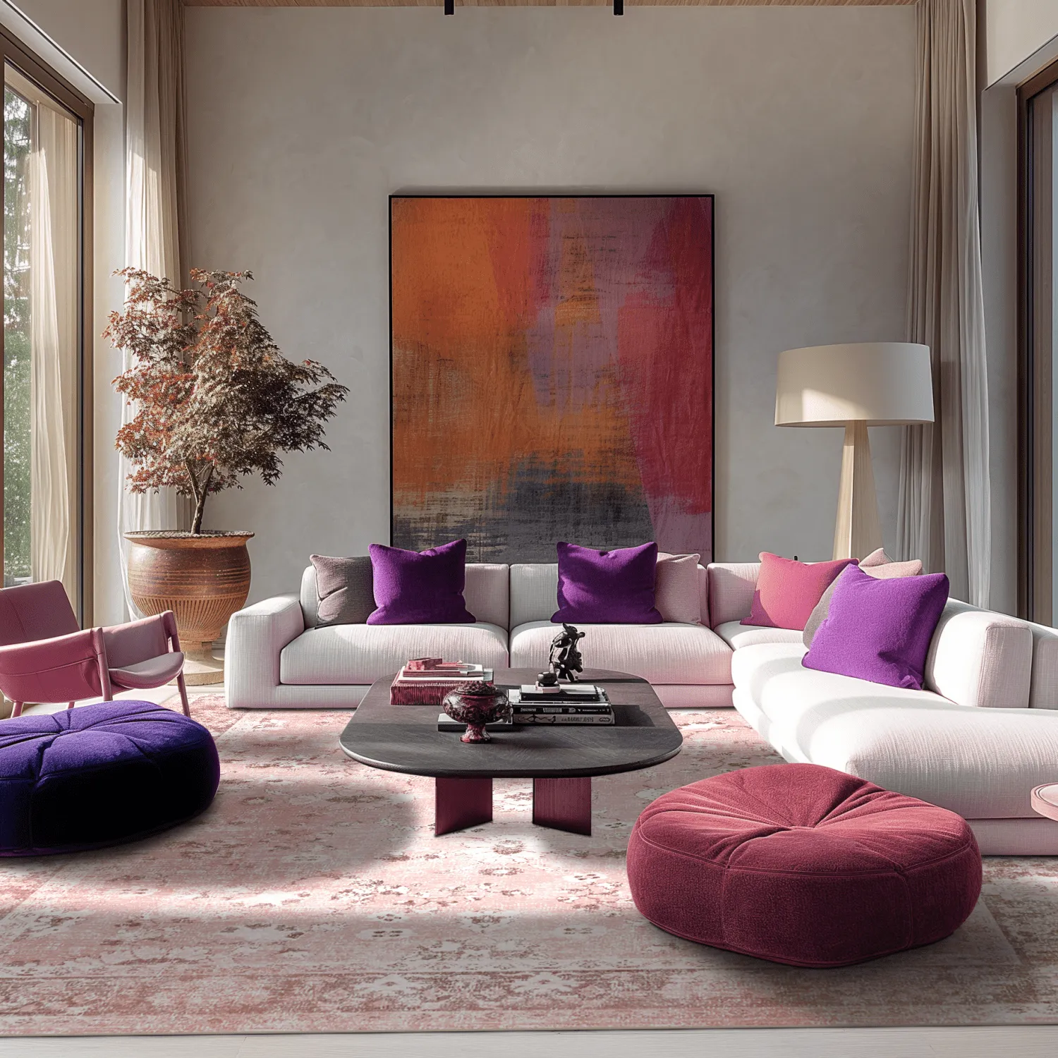Wilton rug - Gombalia (pink)