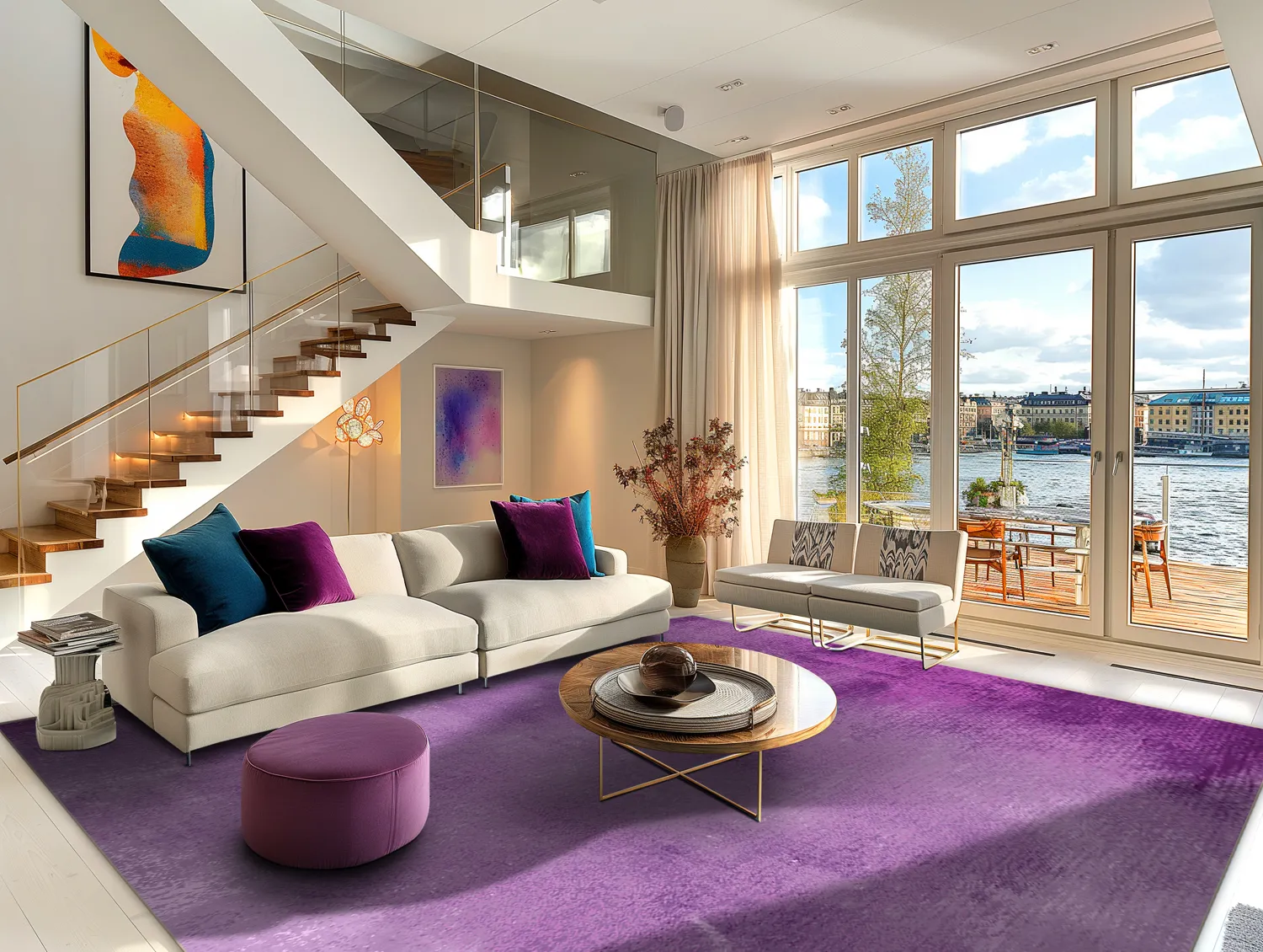 Wilton rug - Guillos (purple)