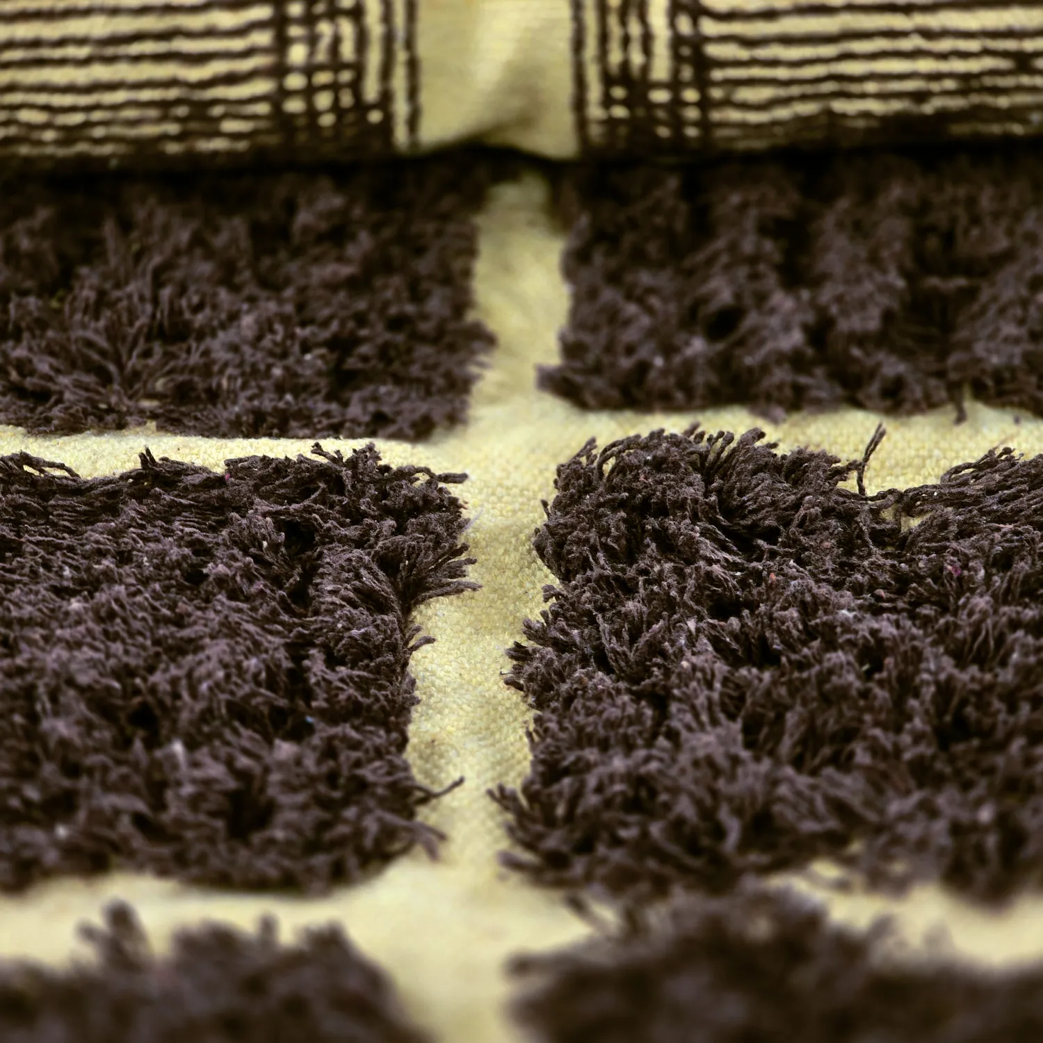 Shaggy rugs - Ikara Natural Cotton Shaggy (brown)