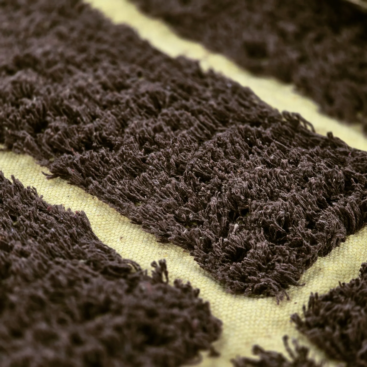 Shaggy rugs - Ikara Natural Cotton Shaggy (brown)