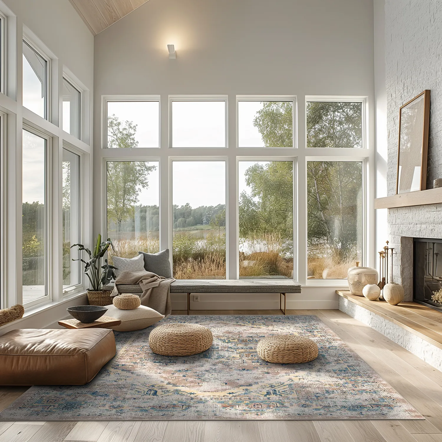 Wilton rug - Javis (blue/multi)
