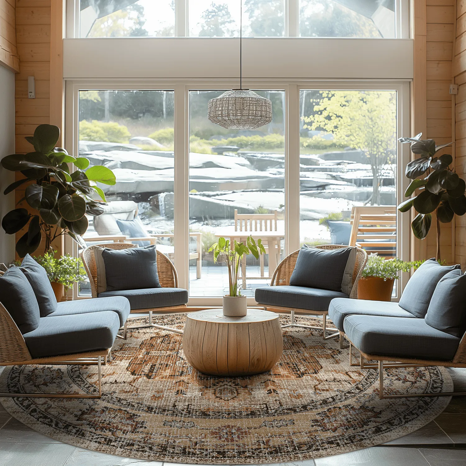 Round rug - Siliana (beige)