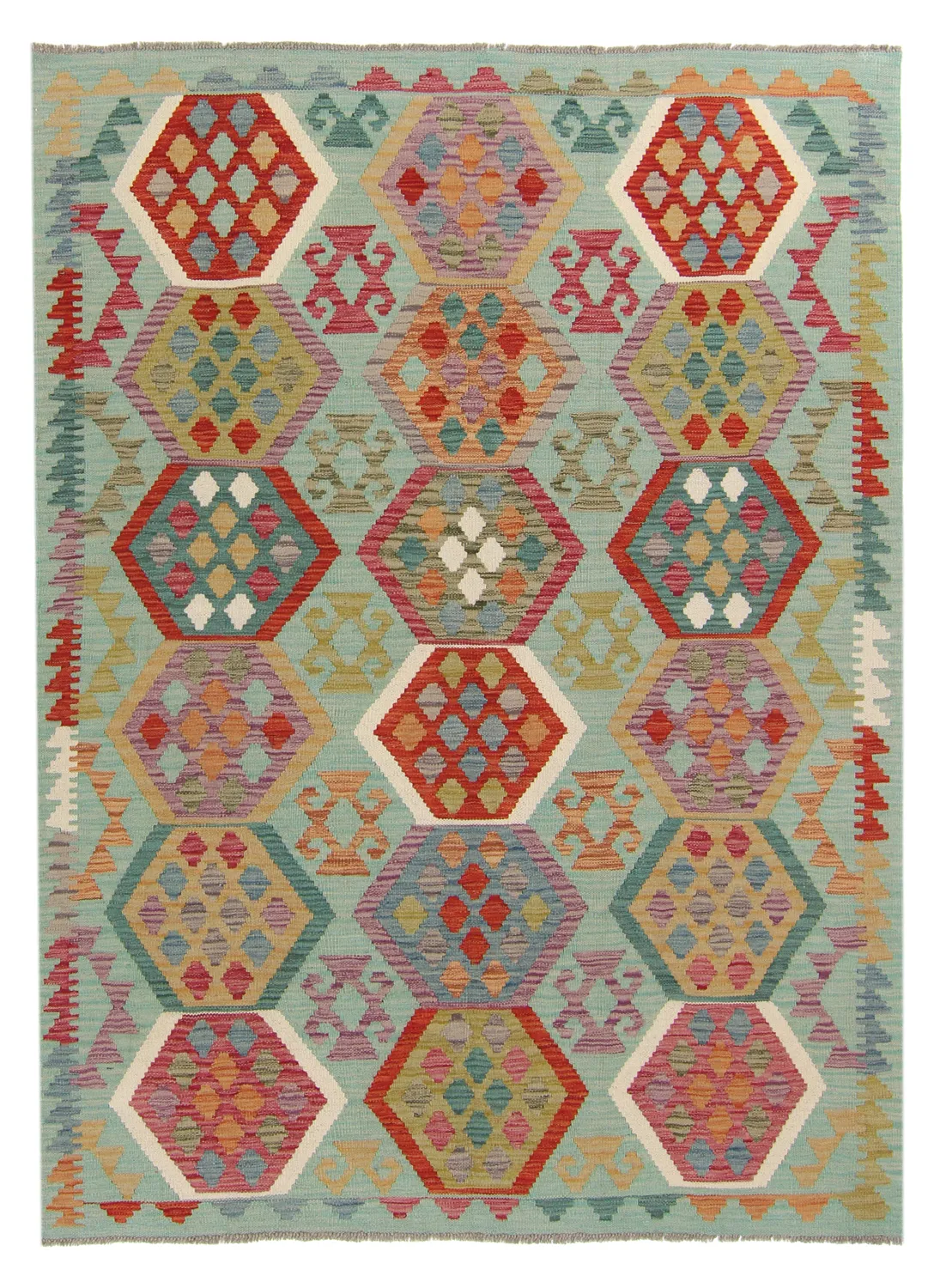 Oriental kilim rug 199 x 146 cm