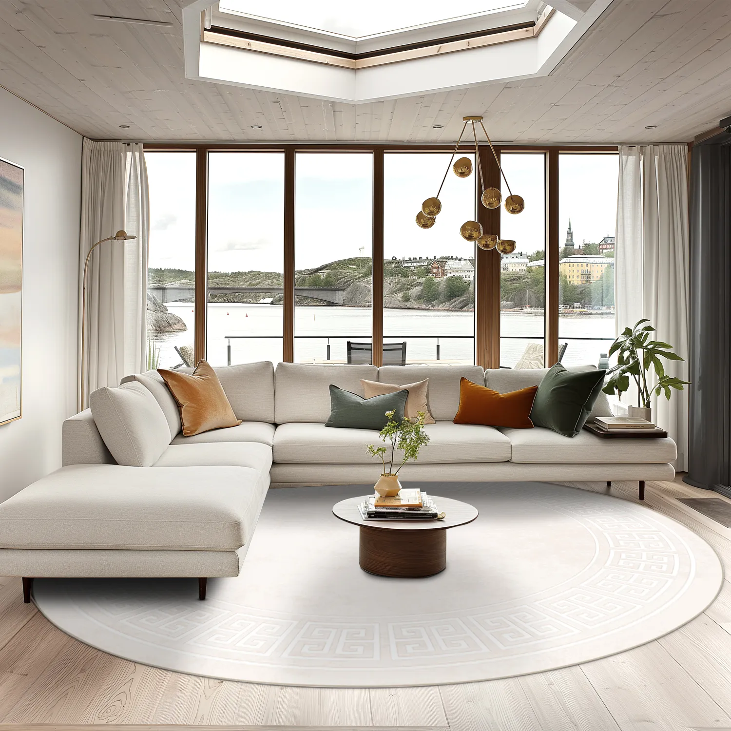 Round rug - Kuba (beige)