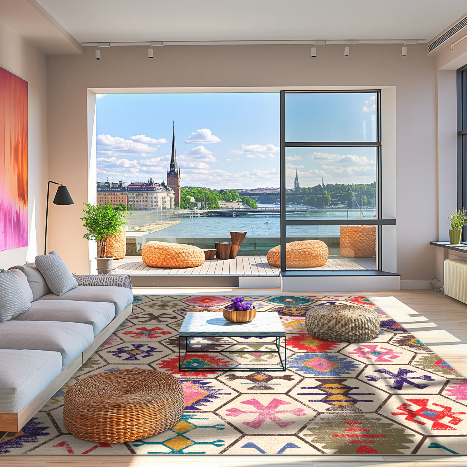 Wilton rug - Kulu (multi)