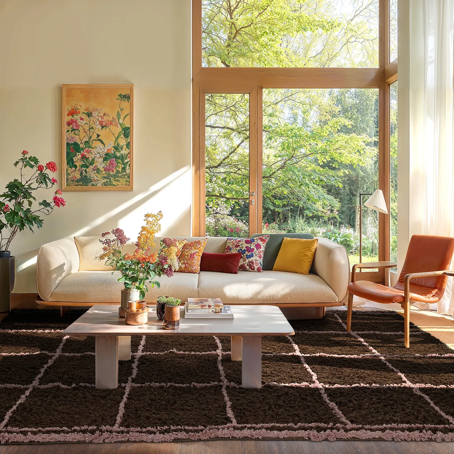Shaggy rugs - Lana Natural Cotton Shaggy (brown)