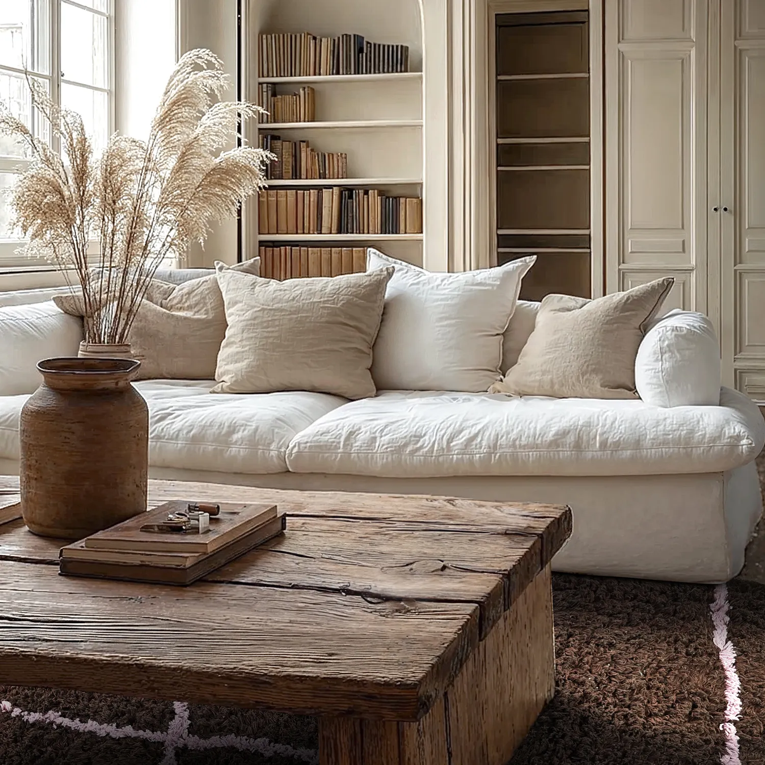 Shaggy rugs - Lana Natural Cotton Shaggy (brown)