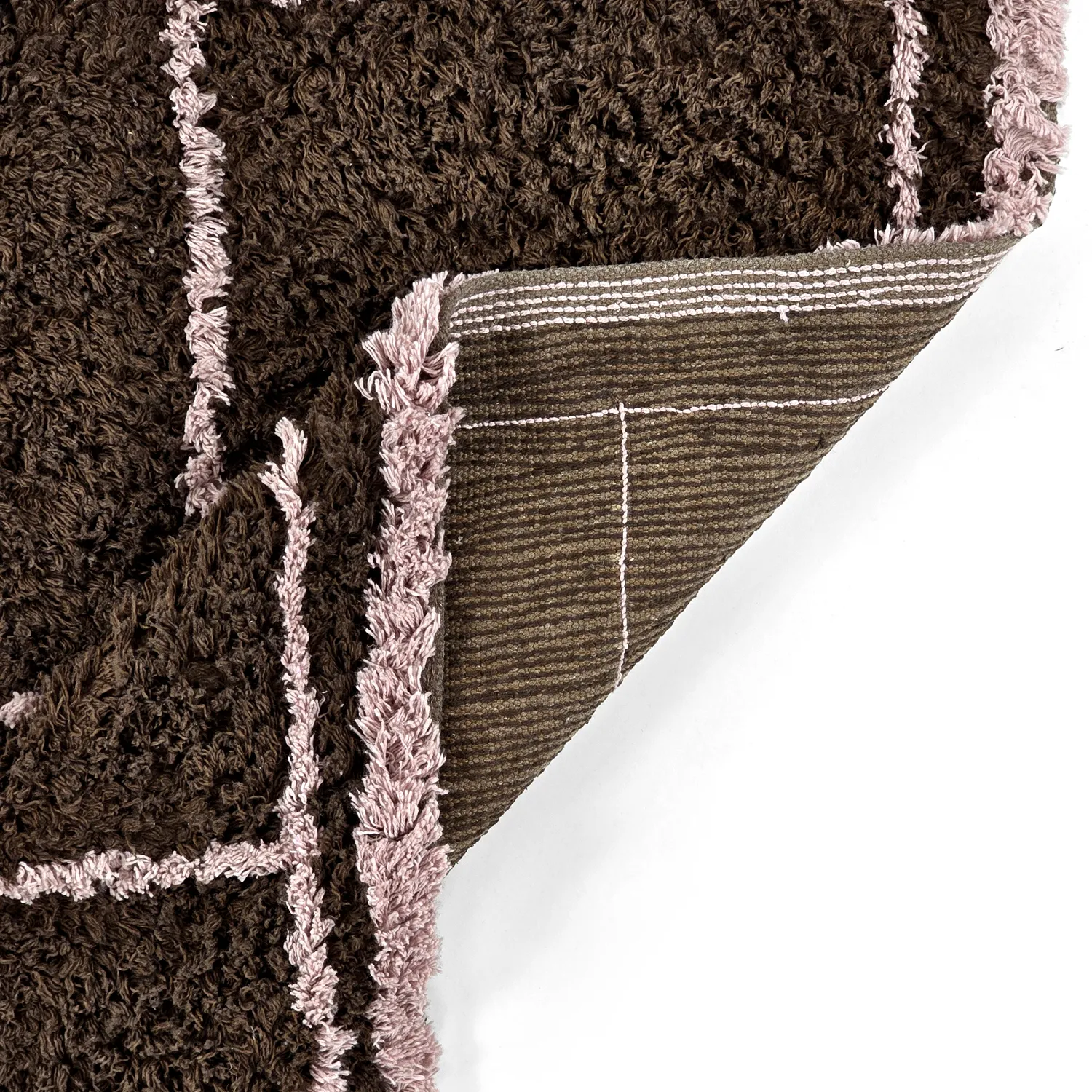 Shaggy rugs - Lana Natural Cotton Shaggy (brown)