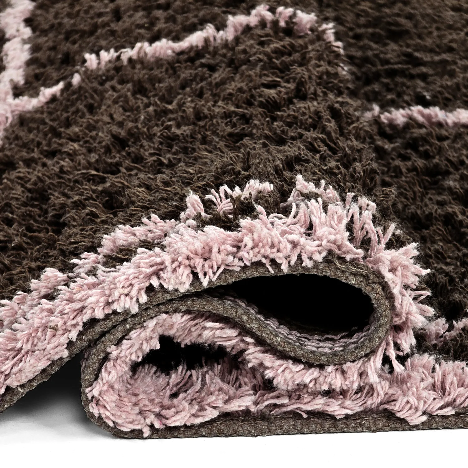 Shaggy rugs - Lana Natural Cotton Shaggy (brown)