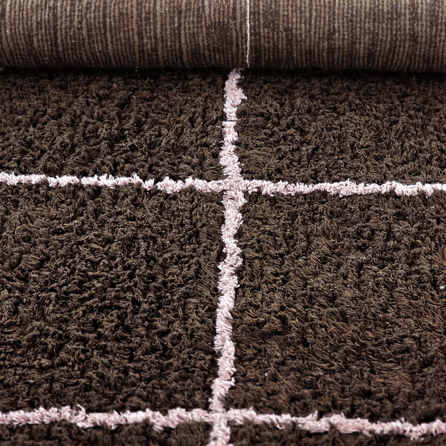 Shaggy rugs - Lana Natural Cotton Shaggy (brown)