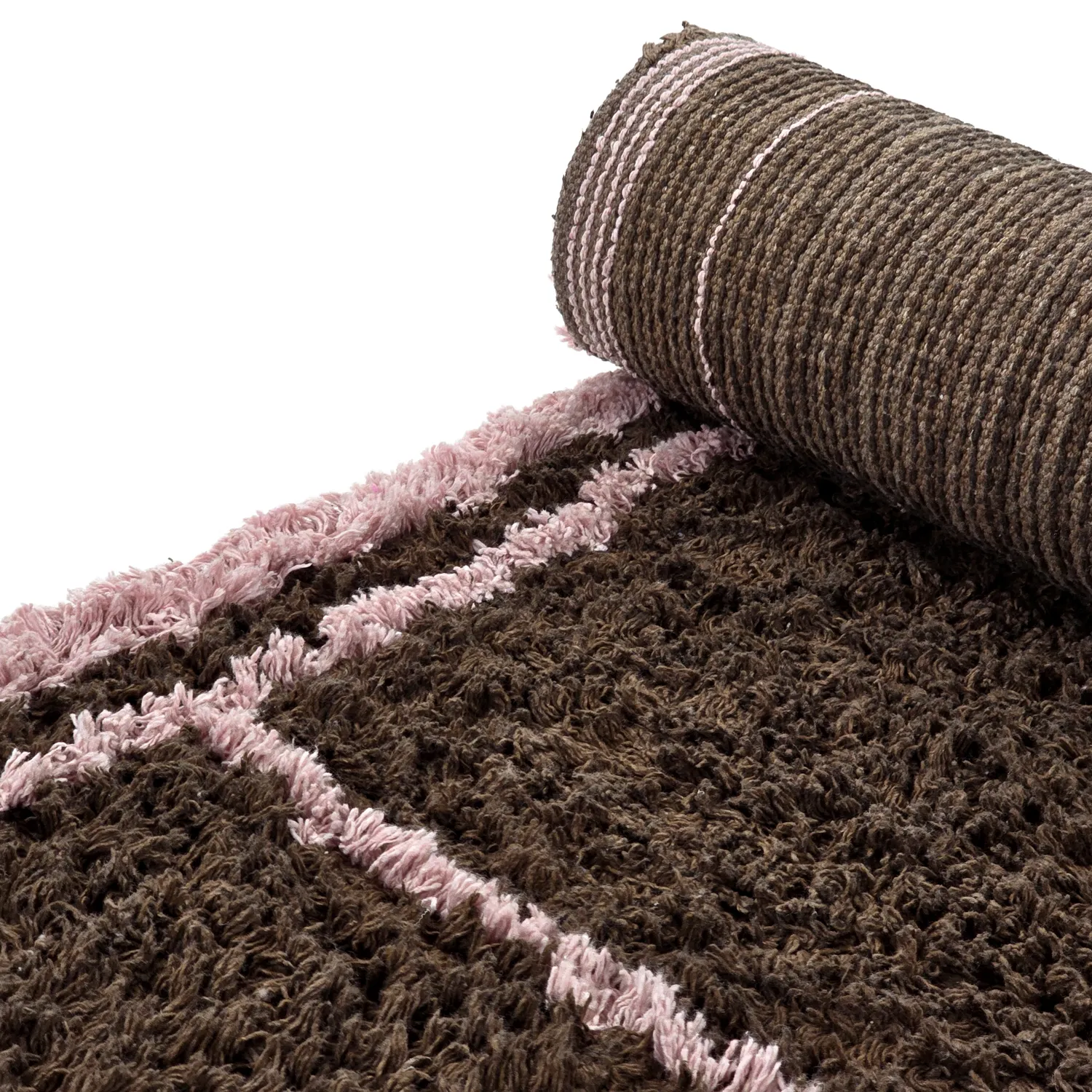 Shaggy rugs - Lana Natural Cotton Shaggy (brown)